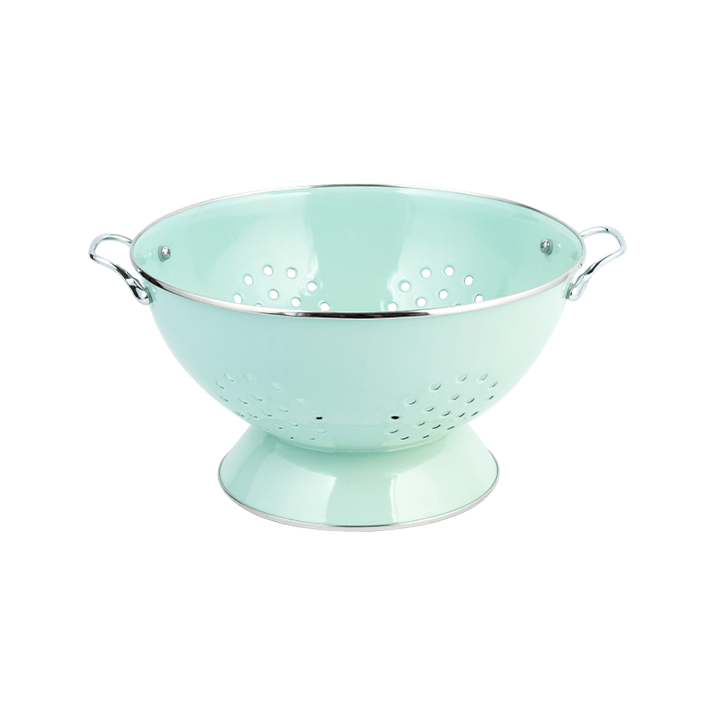 Vintage smaltovaný ovocný koš