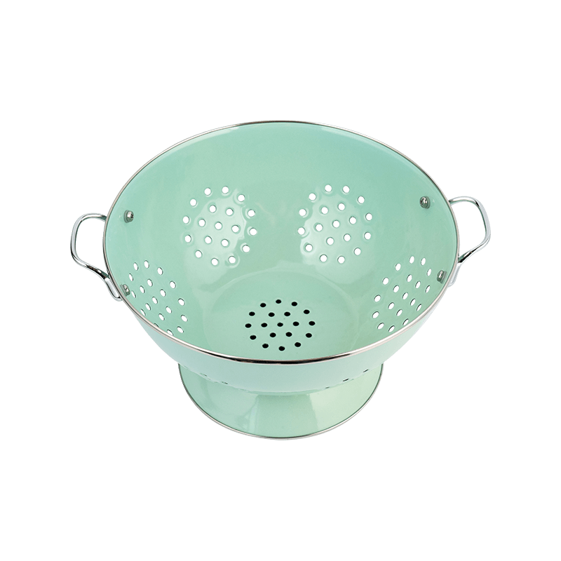 Vintage smaltovaný ovocný koš