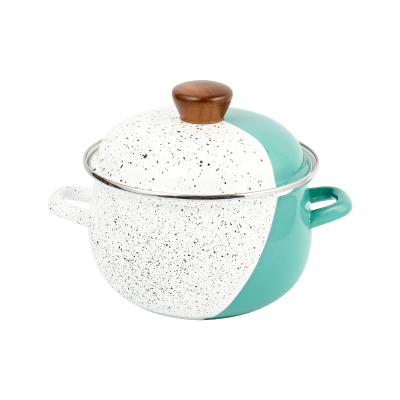 806D-5 z nerezové oceli kulatý okraj Stockpot vařit smaltovou nádobou