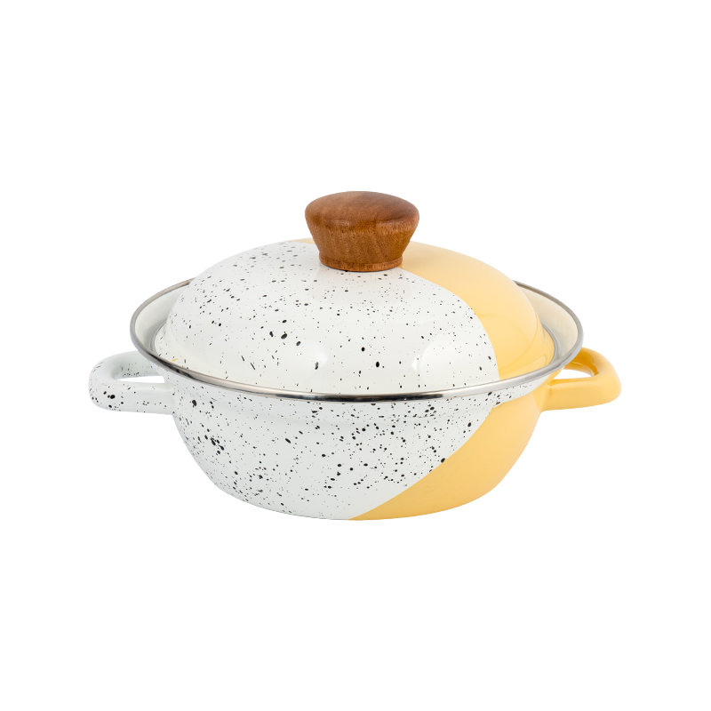 Pottatá smaltová stolní hrnec