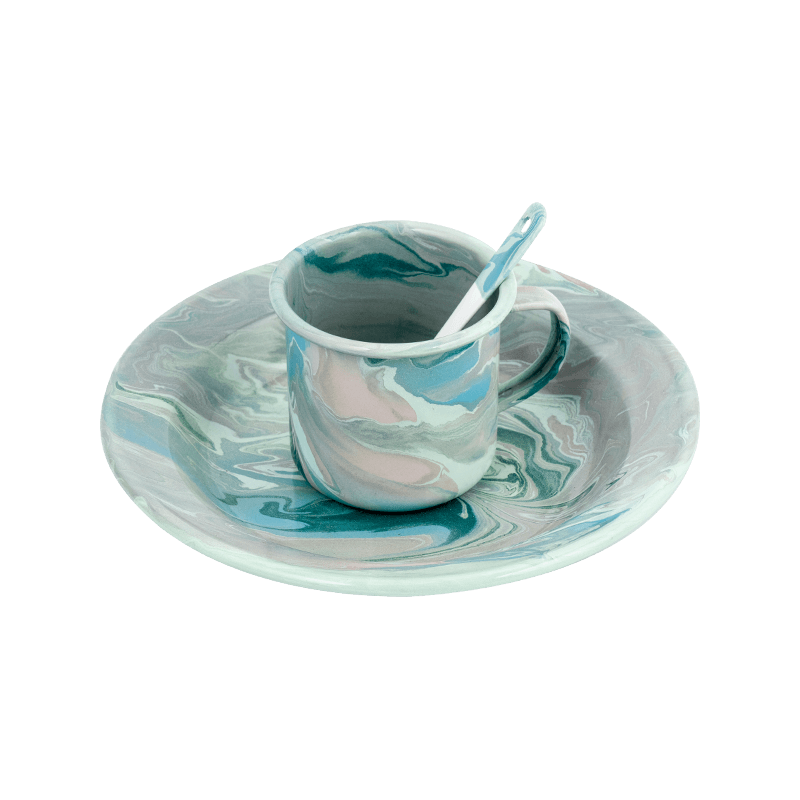 Evropská sada čajové konvice smaltovaný Evropská sada čajové konvice smaltovaný