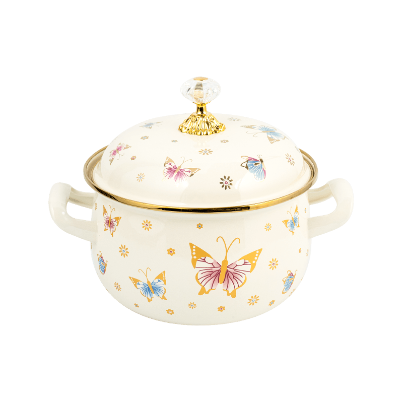 806D-5 z nerezové oceli kulatý okraj Stockpot vařit smaltovou nádobou