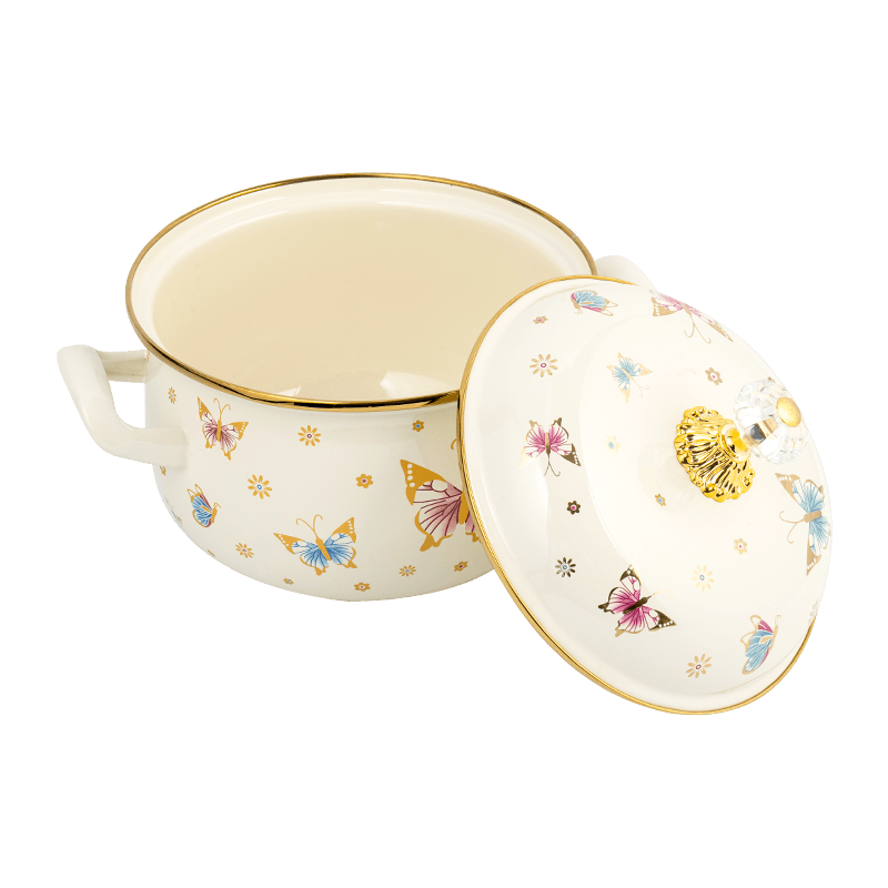 806D-5 z nerezové oceli kulatý okraj Stockpot vařit smaltovou nádobou