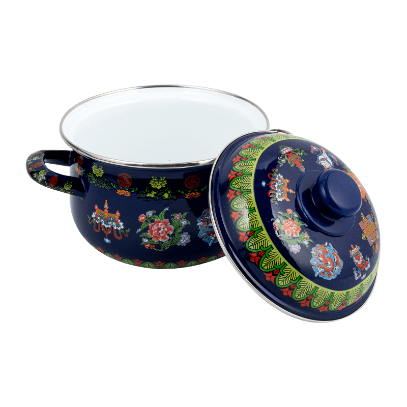 806D-5 z nerezové oceli kulatý okraj Stockpot vařit smaltovou nádobou