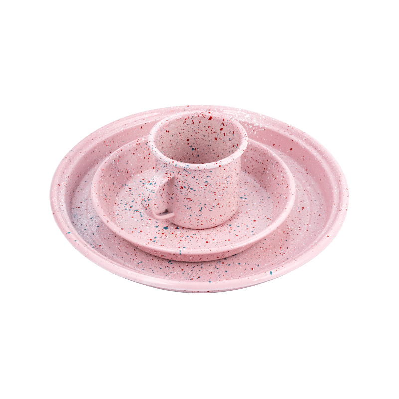 Evropská sada čajové konvice smaltovaný