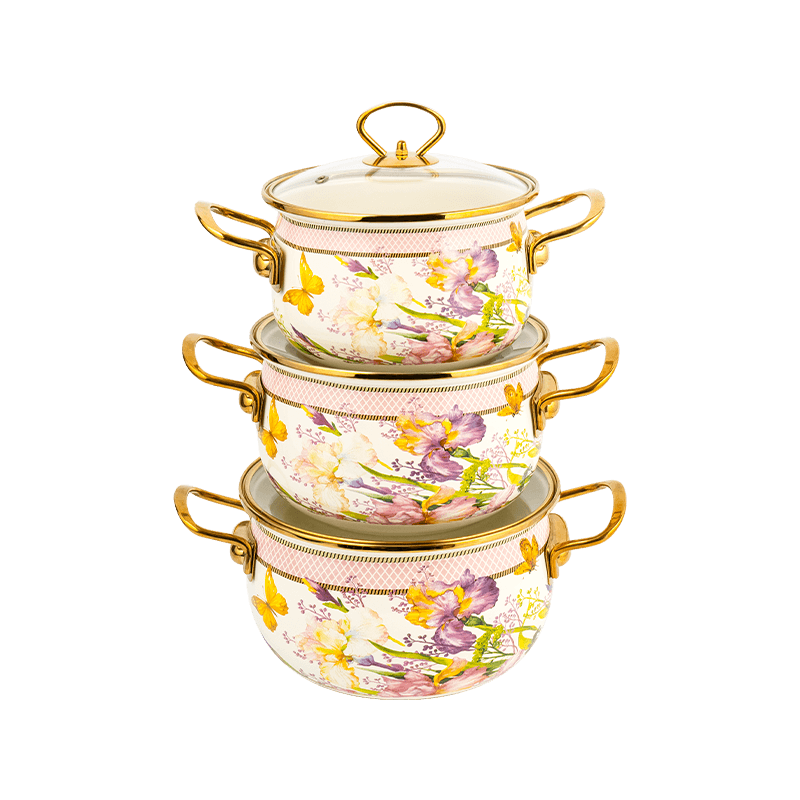 806D-5 z nerezové oceli kulatý okraj Stockpot vařit smaltovou nádobou