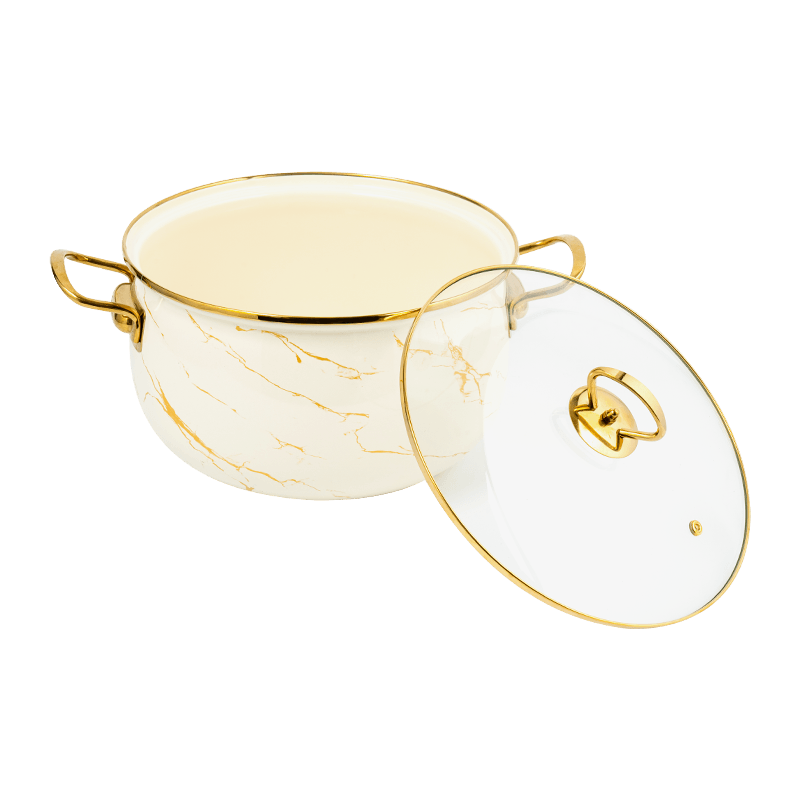 806D-5 z nerezové oceli kulatý okraj Stockpot vařit smaltovou nádobou