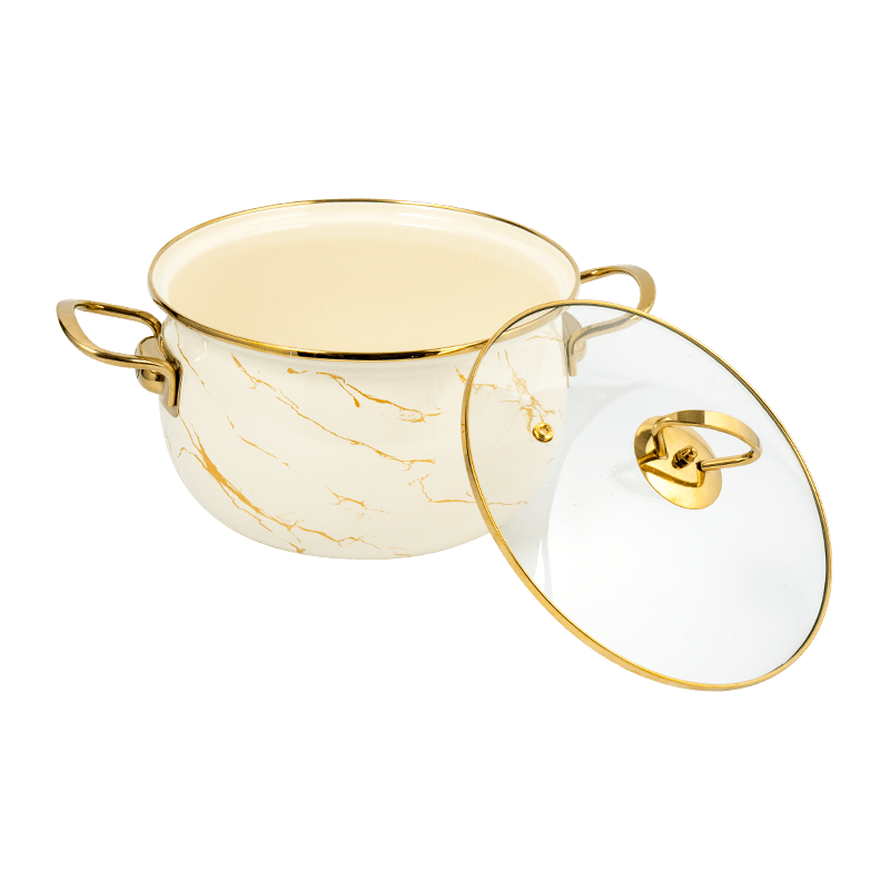 806D-5 z nerezové oceli kulatý okraj Stockpot vařit smaltovou nádobou