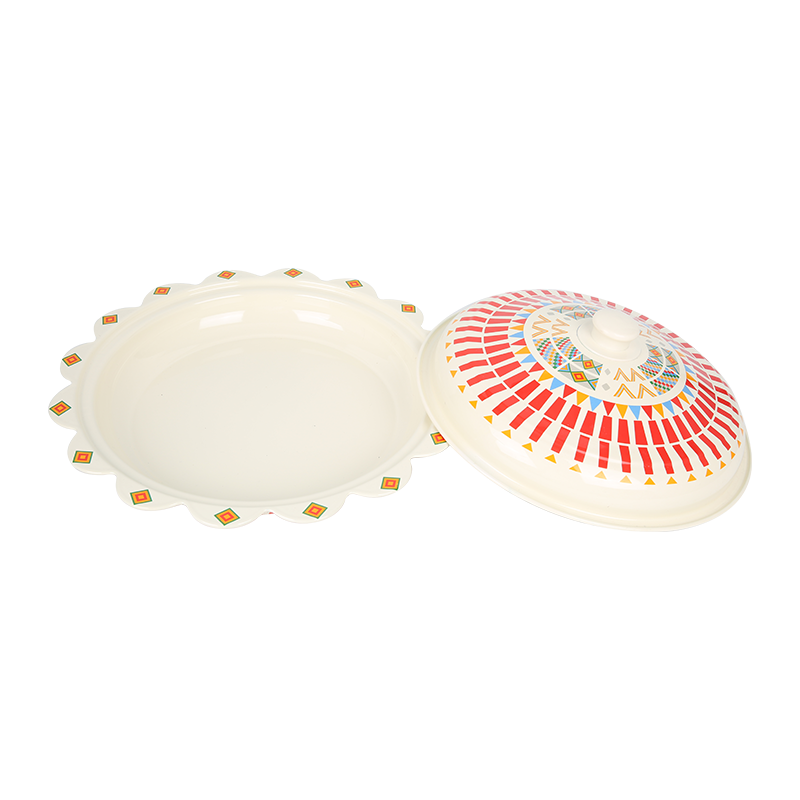 40 cm smaltovaný hrnec ve tvaru slunce